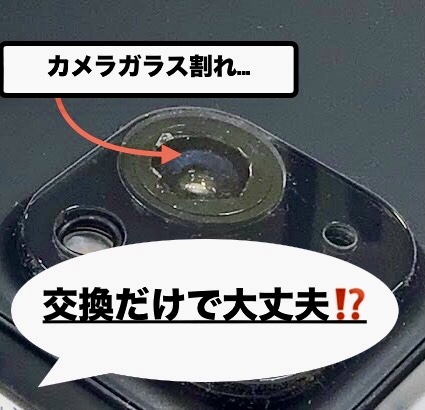 📷️カメラガラスが割れてしまった…　交換だけで大丈夫‼️⁉️　修理のプロが徹底解説！！